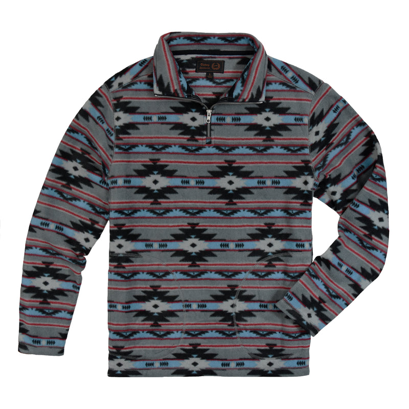 Men's Tumbled Sherpa Fleece Quarter-Zip Pullover