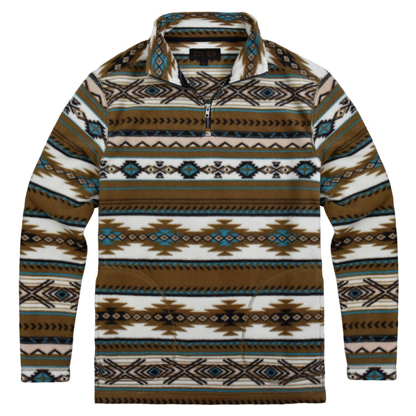 Men's 1/4 zip pullover Aztec Fleece