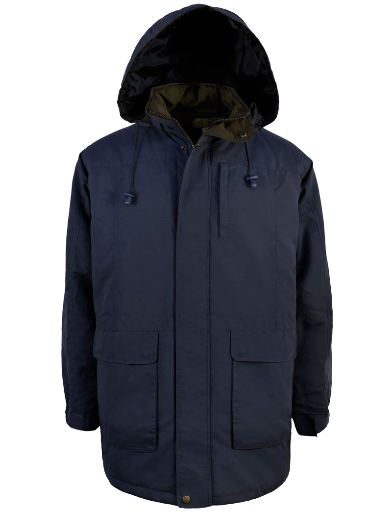 Men's Hooded Microfiber Parka