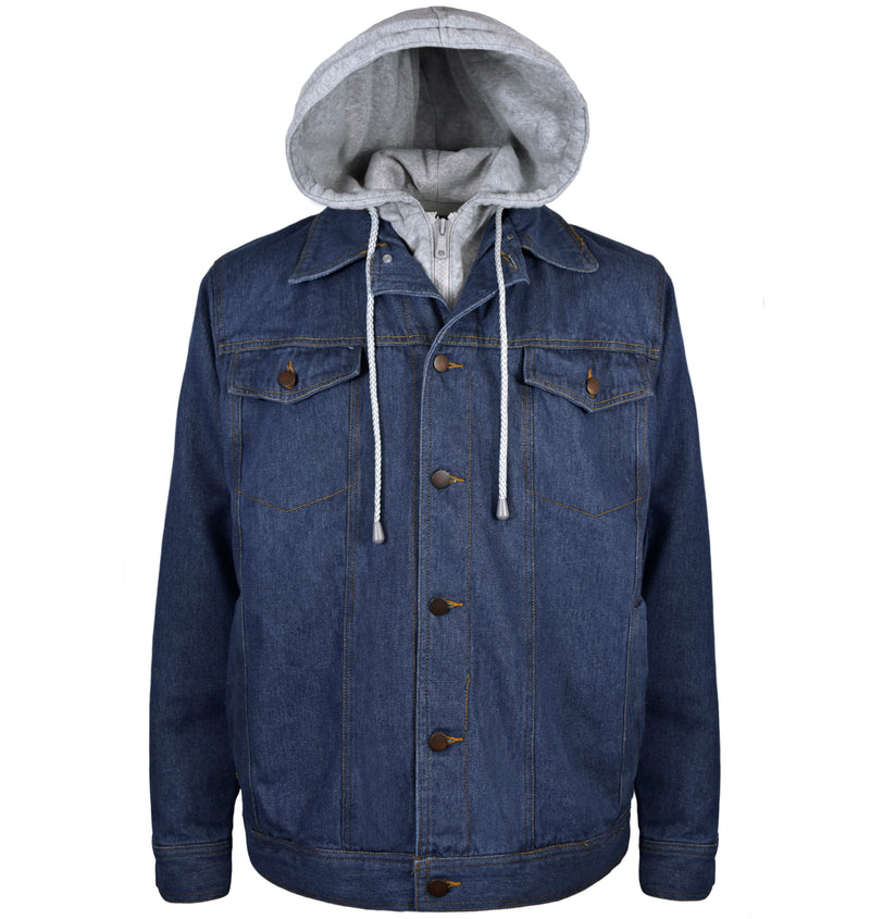 Men's Fleece Lined Jean Jacket Winter Sherpa Windbreaker Cotton Denim  Trucker Jacket | Fruugo SA