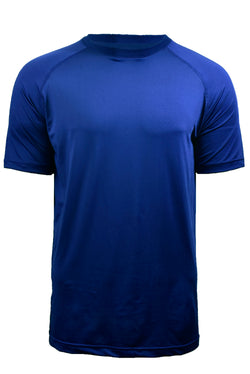 Men's Poly/Spandex Crewneck S/S Shirt