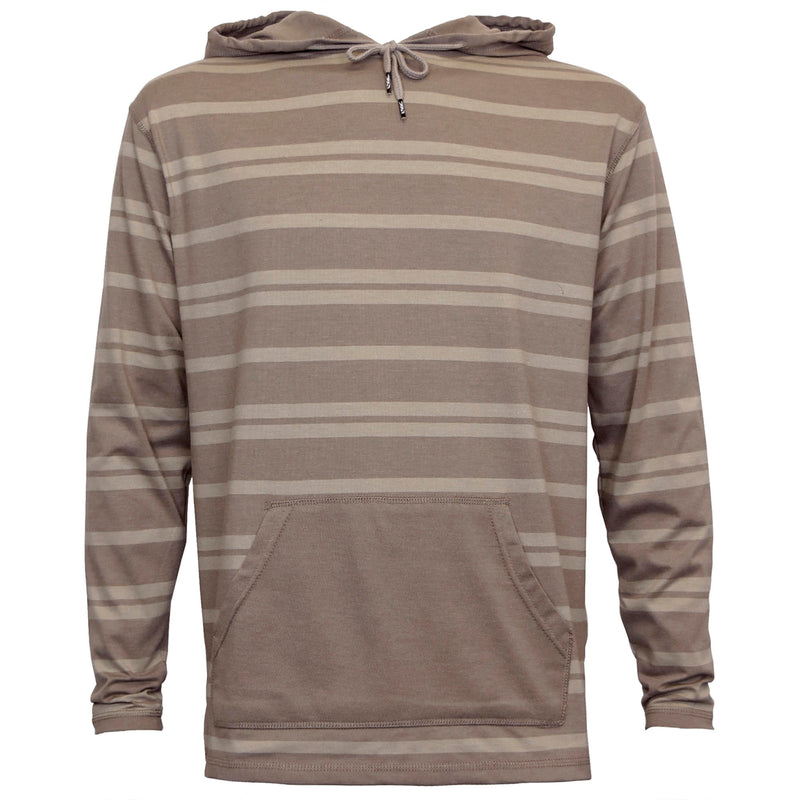 Men's 60% Cotton/ 40% Poly Heather Stripe Pull Over