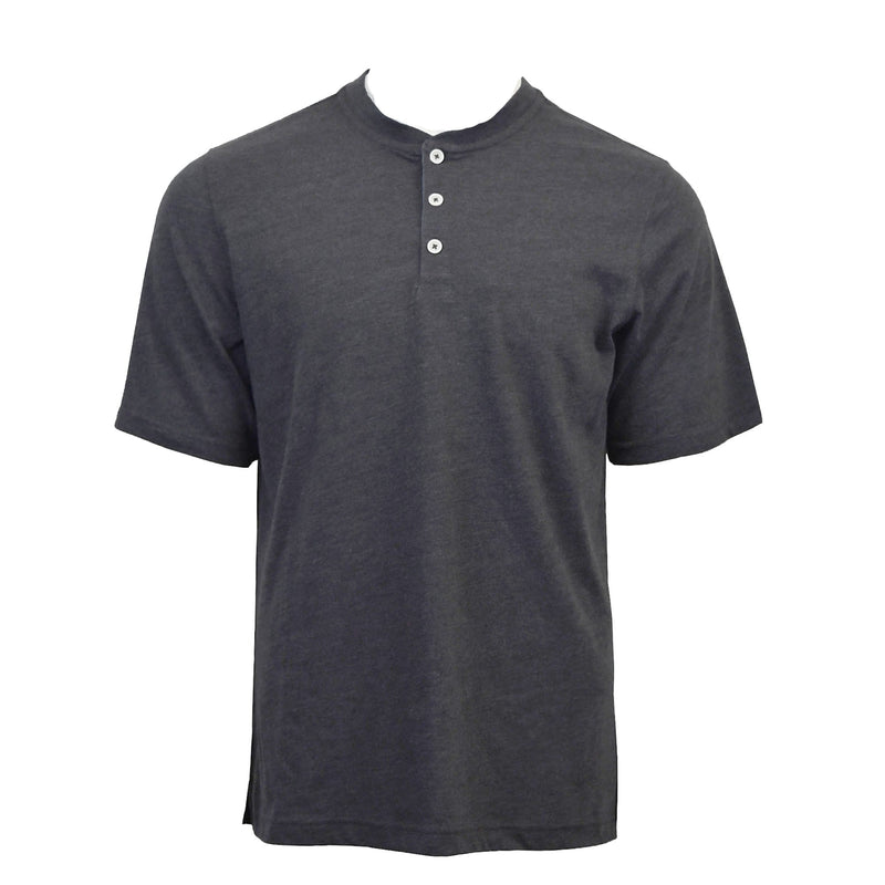 Men's CVC Heather S/S Henley