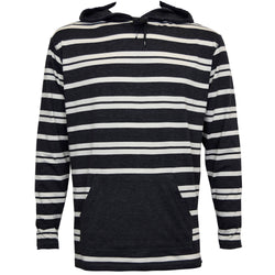 Men's 60% Cotton/ 40% Poly Heather Stripe Pull Over