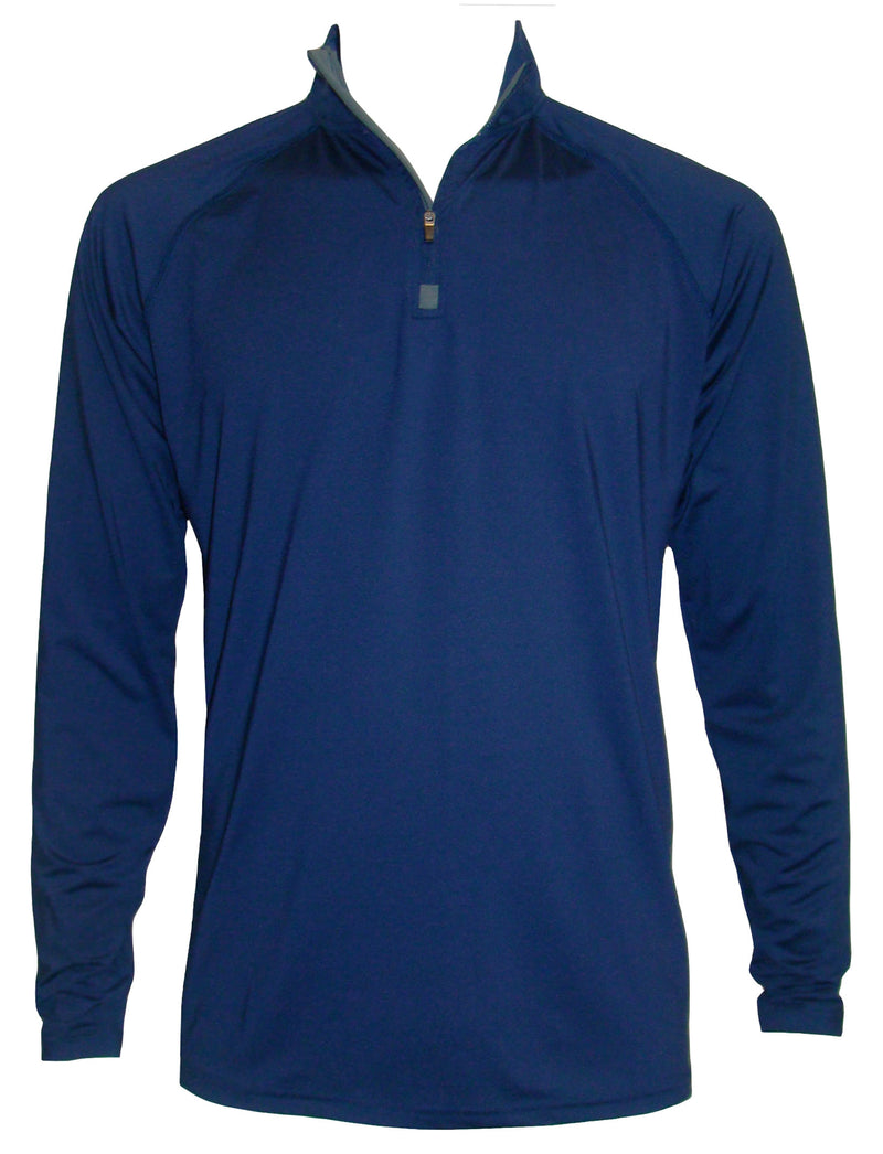 Men's Poly/Spandex Performance 1/4 Zip Shirts