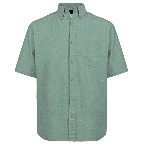 Men's Solid S/S Woven Shirt