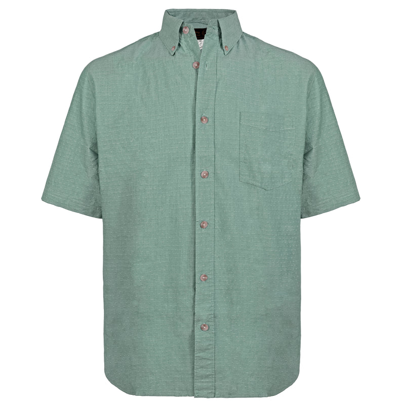 Men's Solid S/S Woven Shirt