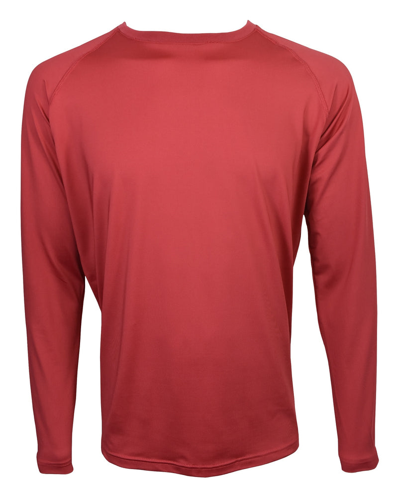 Men's Poly/Spandex Crewneck L/S Shirt