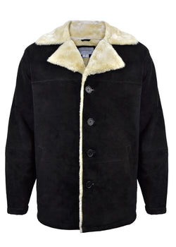 Men's Suede Shearling Coat