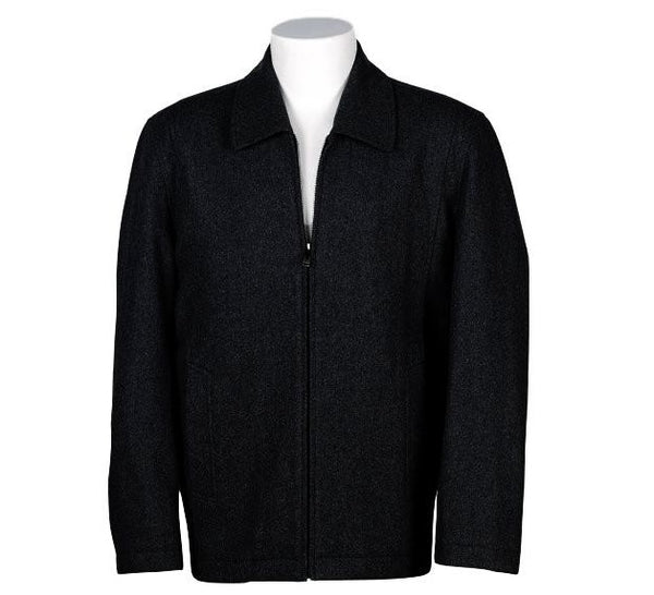 Men's Wool Blend Zip Jacket