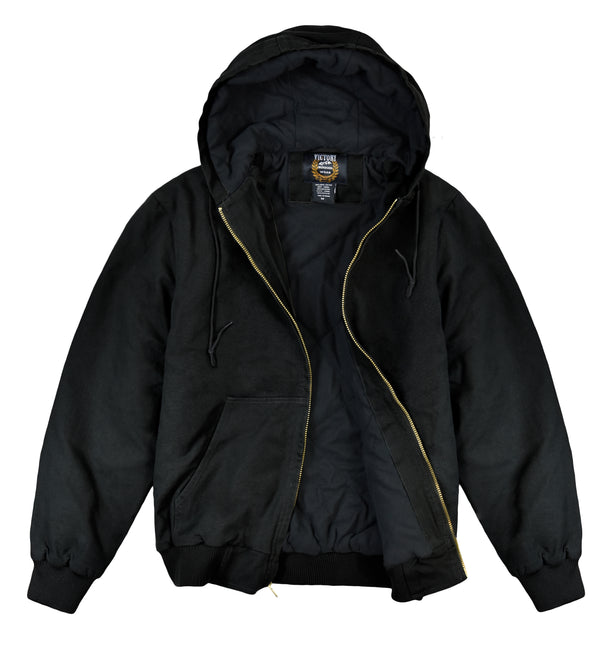 Men's Hooded Canvas Jacket