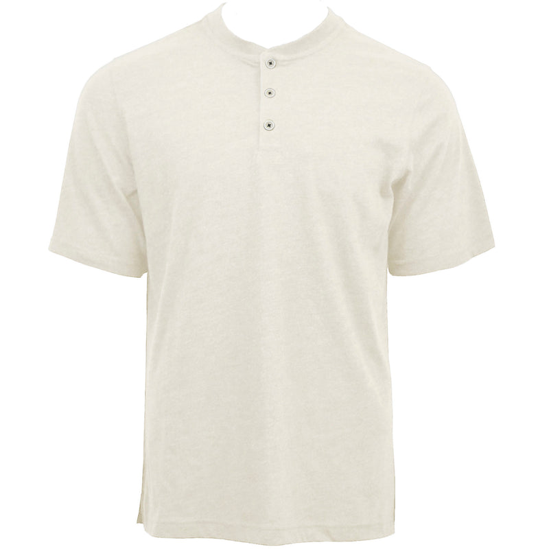 Men's CVC Heather S/S Henley