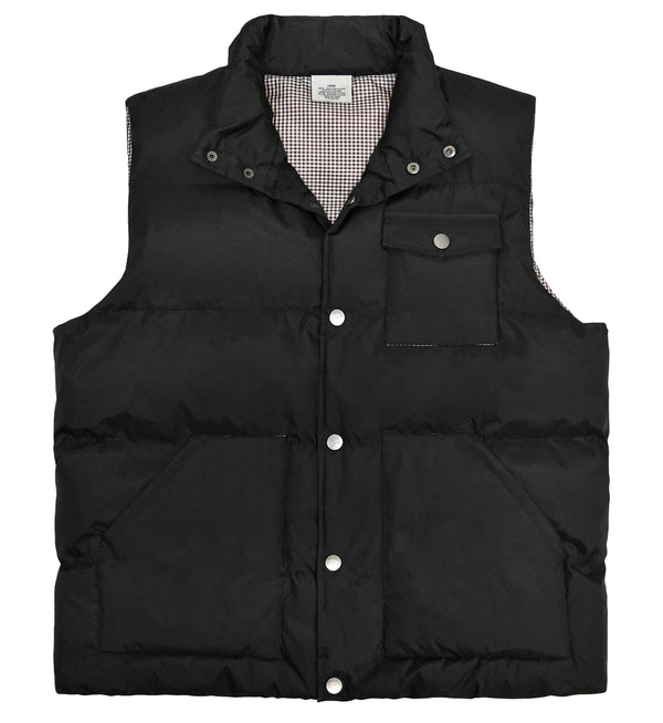 Men's 100% Polyester Vest with Printed Lining