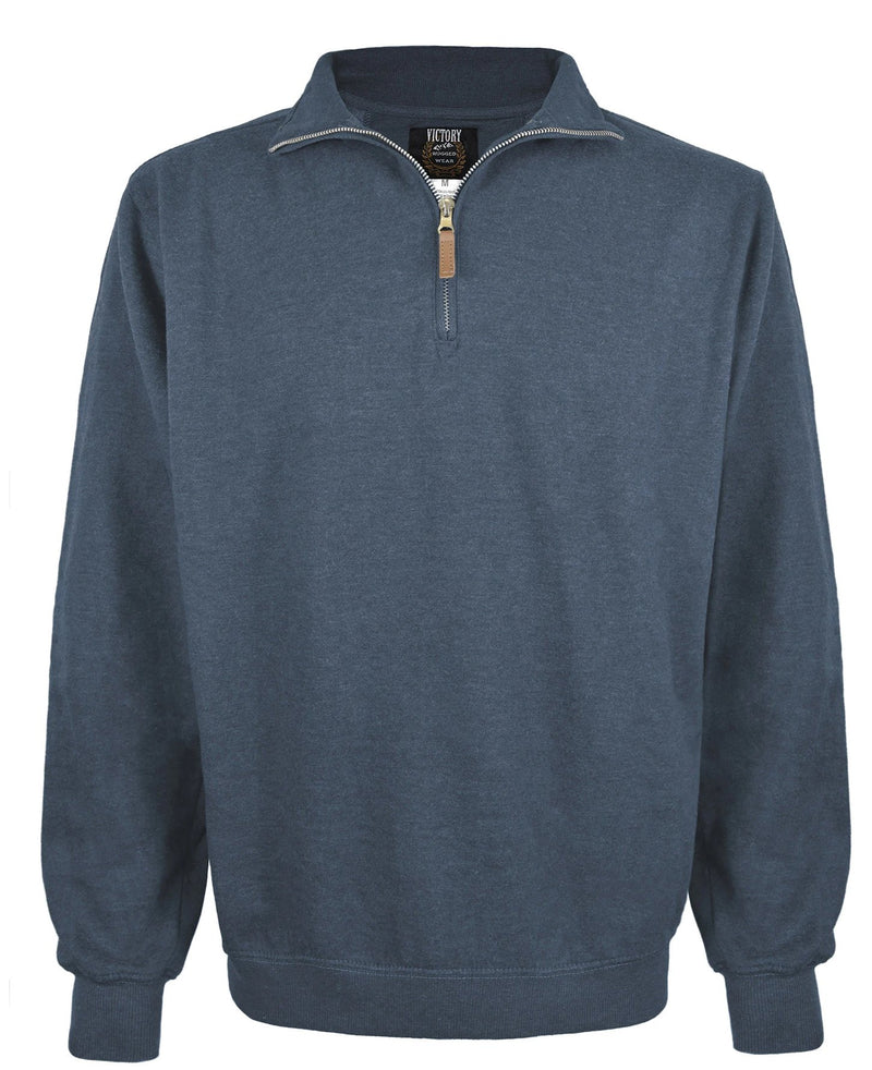 Men's CVC Knit Brush 1/4 Zip