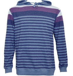 Men's 60% Cotton/ 40% Poly Heather Stripe Pull Over