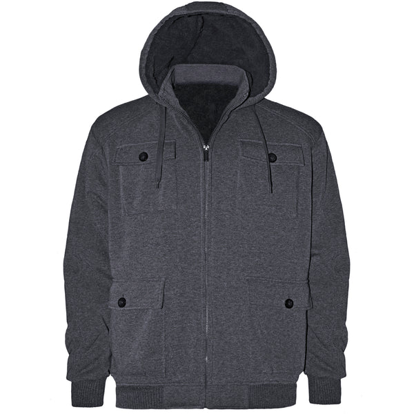 Men's Multi-Pocket Fleece Jacket