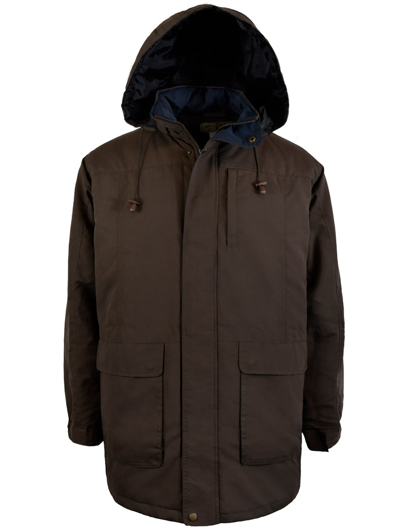 Men's Hooded Microfiber Parka