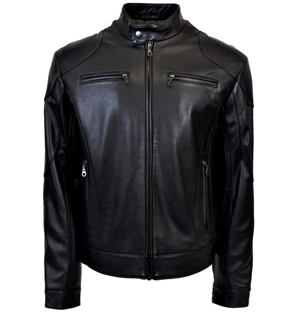 Men's Leather Racing Jacket