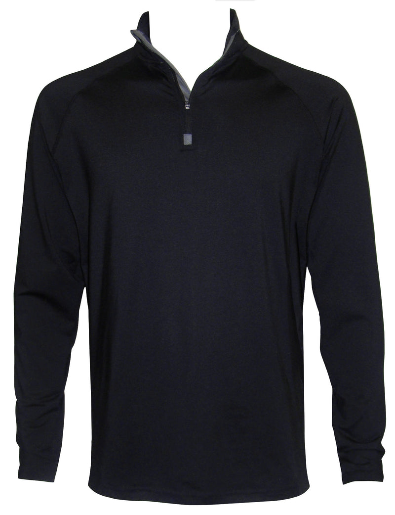 Men's Poly/Spandex Performance 1/4 Zip Shirts