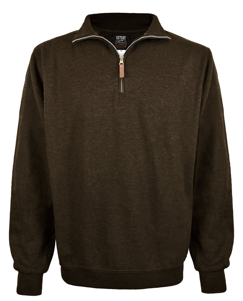 Men's CVC Knit Brush 1/4 Zip